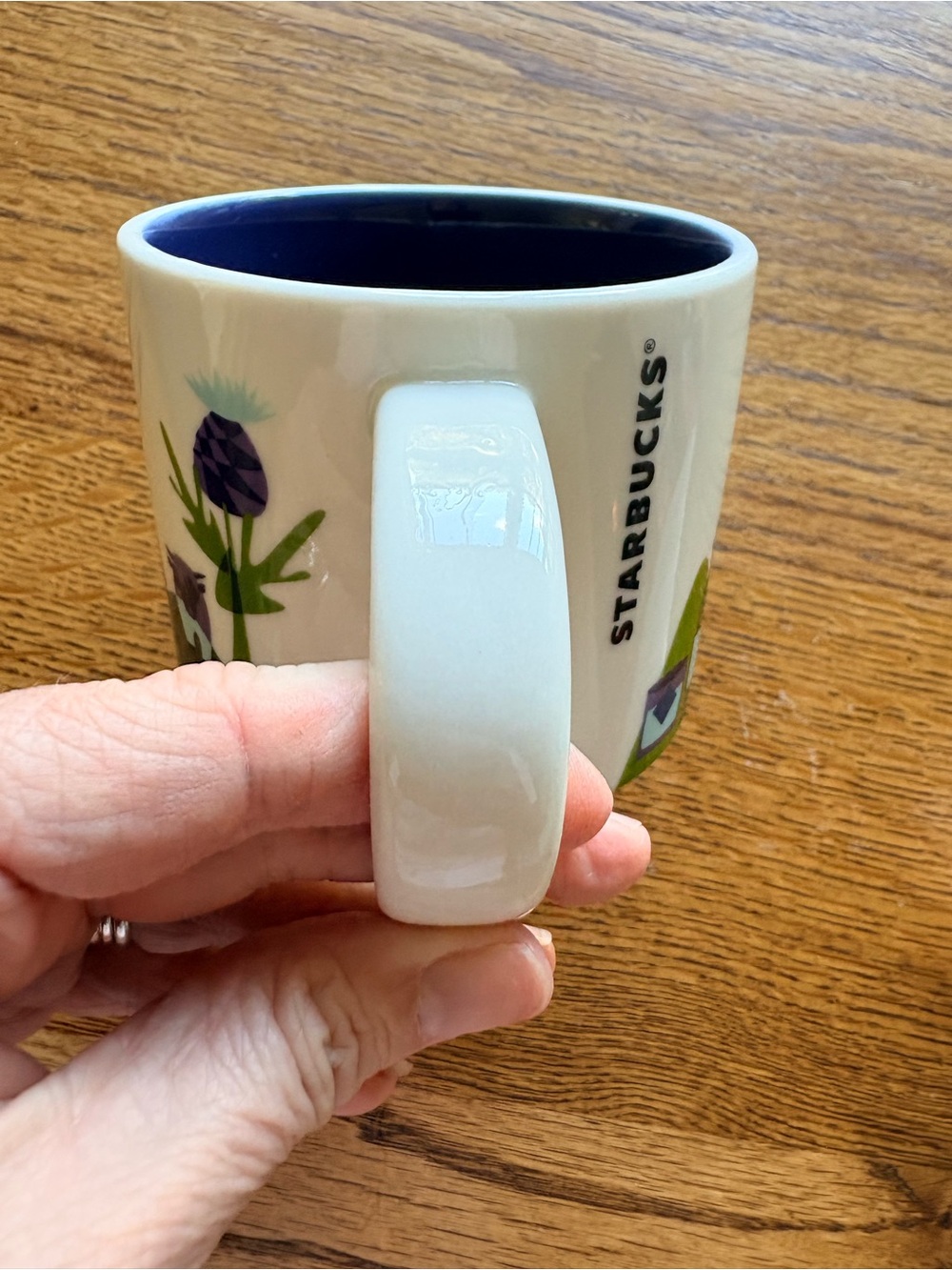 Starbucks You Are Here collection Scotland Ceramic Mug with Blue Interior- 2023 - Picture 10 of 10